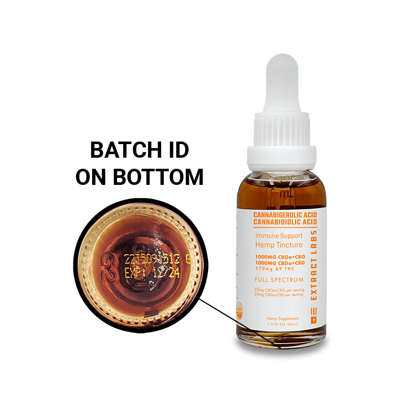 Extract Labs CBGa CBDa Oil | Immune Support