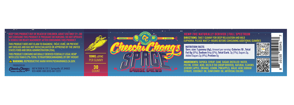 Blast Off With Cheech & Chong’s Triple-Strength Space Chews
