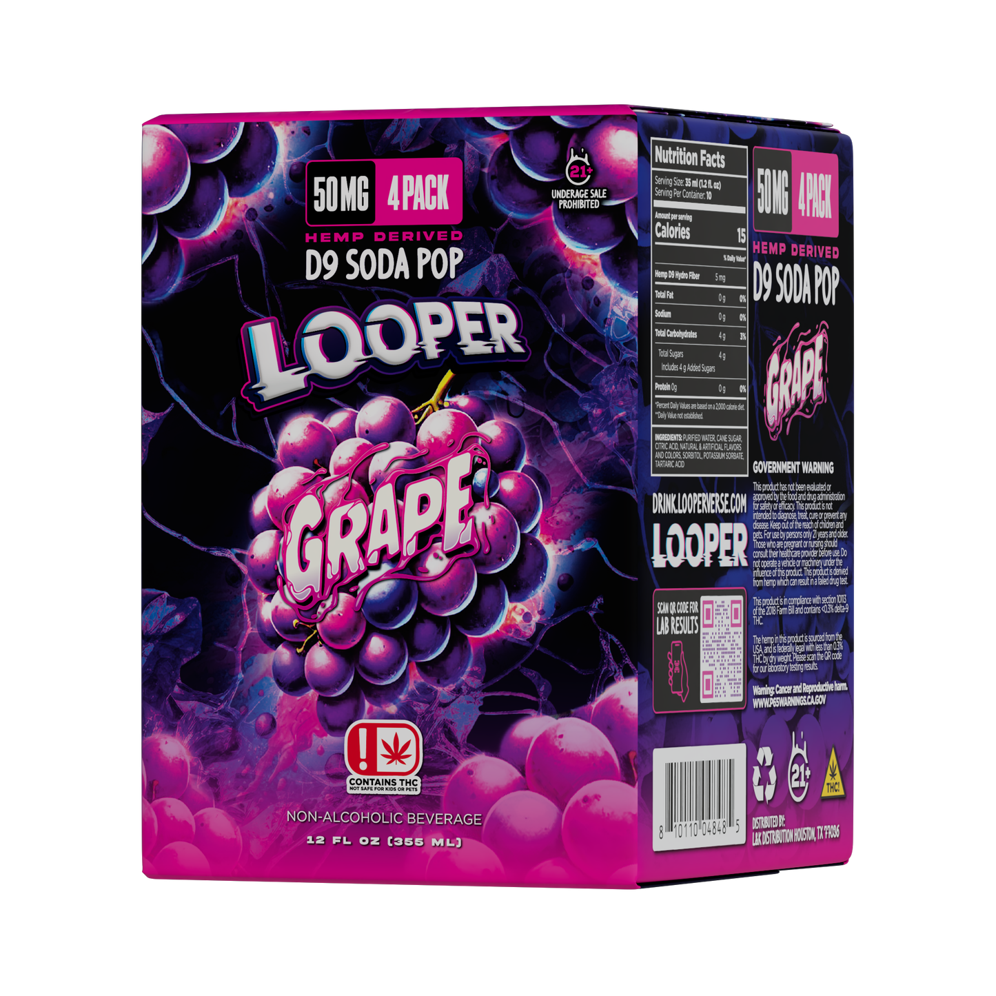 Looper Vape D9 Soda Pop Drinks Best Sales Price - Seltzers
