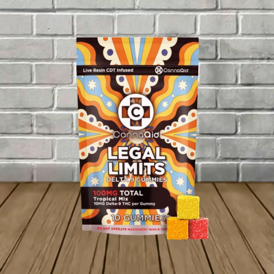 CannaAid Legal Limits Delta-9 THC Gummies 100mg