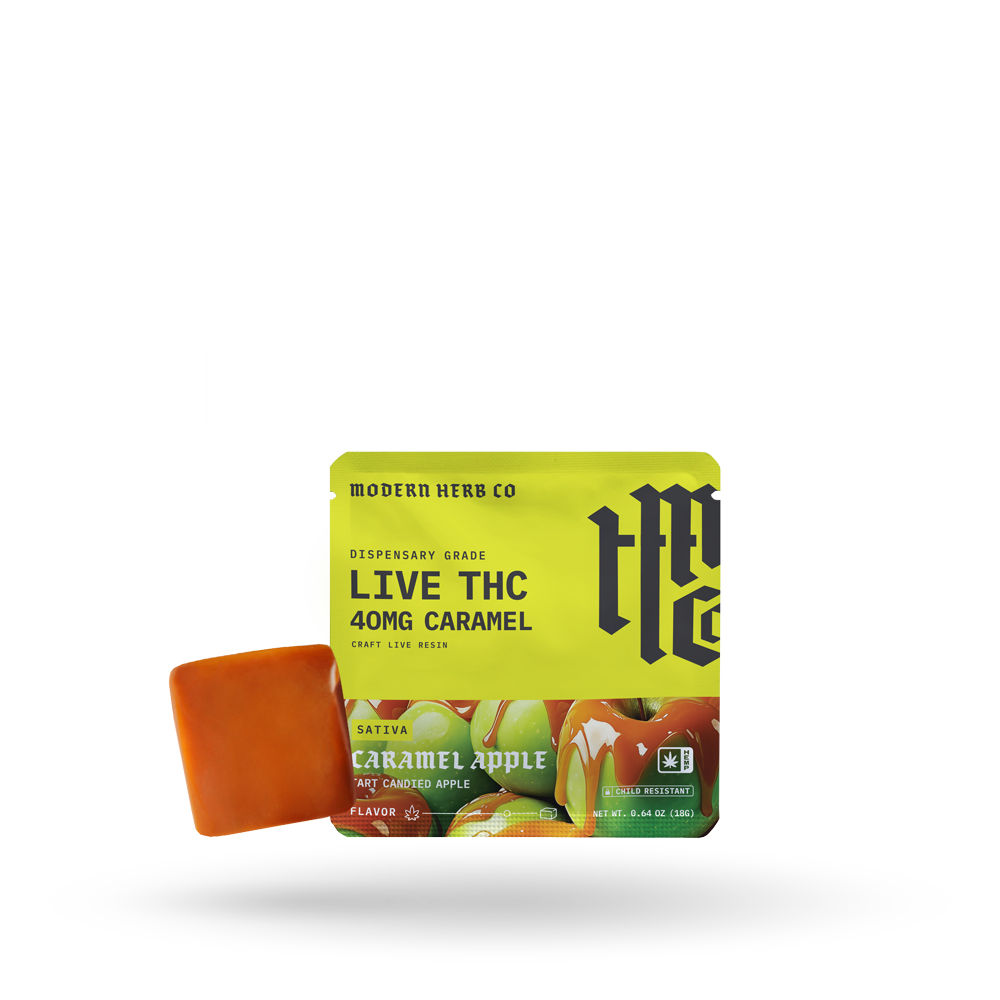 The Hemp Collect Live THC Caramel: Caramel Apple (Sativa), 1ct