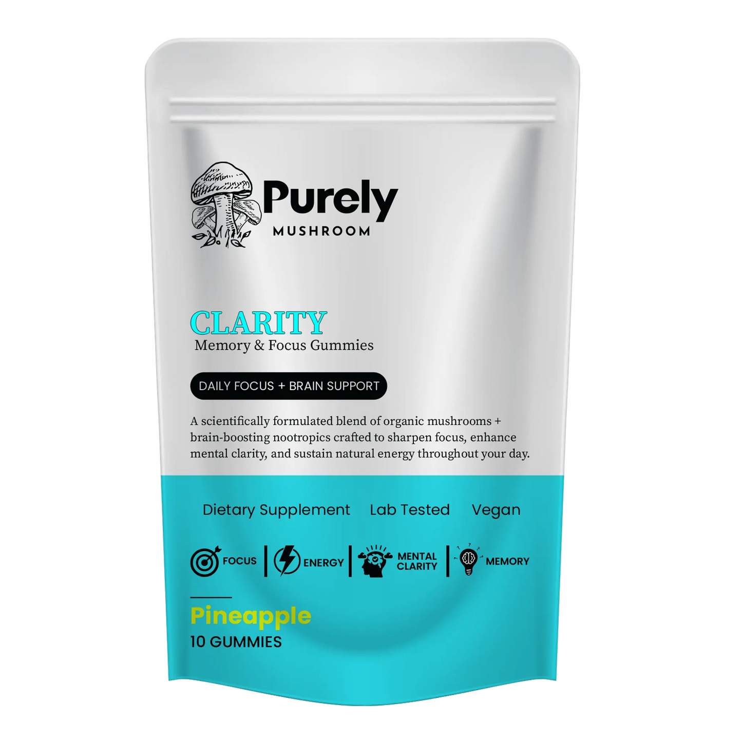Clarity Gummies by Purely Mushroom Best Sales Price - Gummies