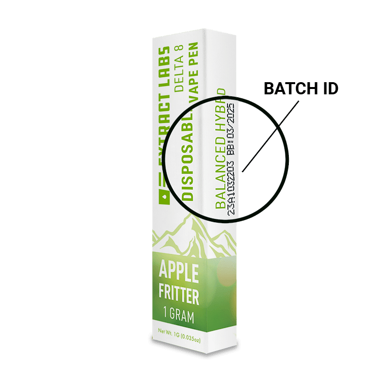 Extract Labs Delta 8 Disposable Vape | Apple Fritter