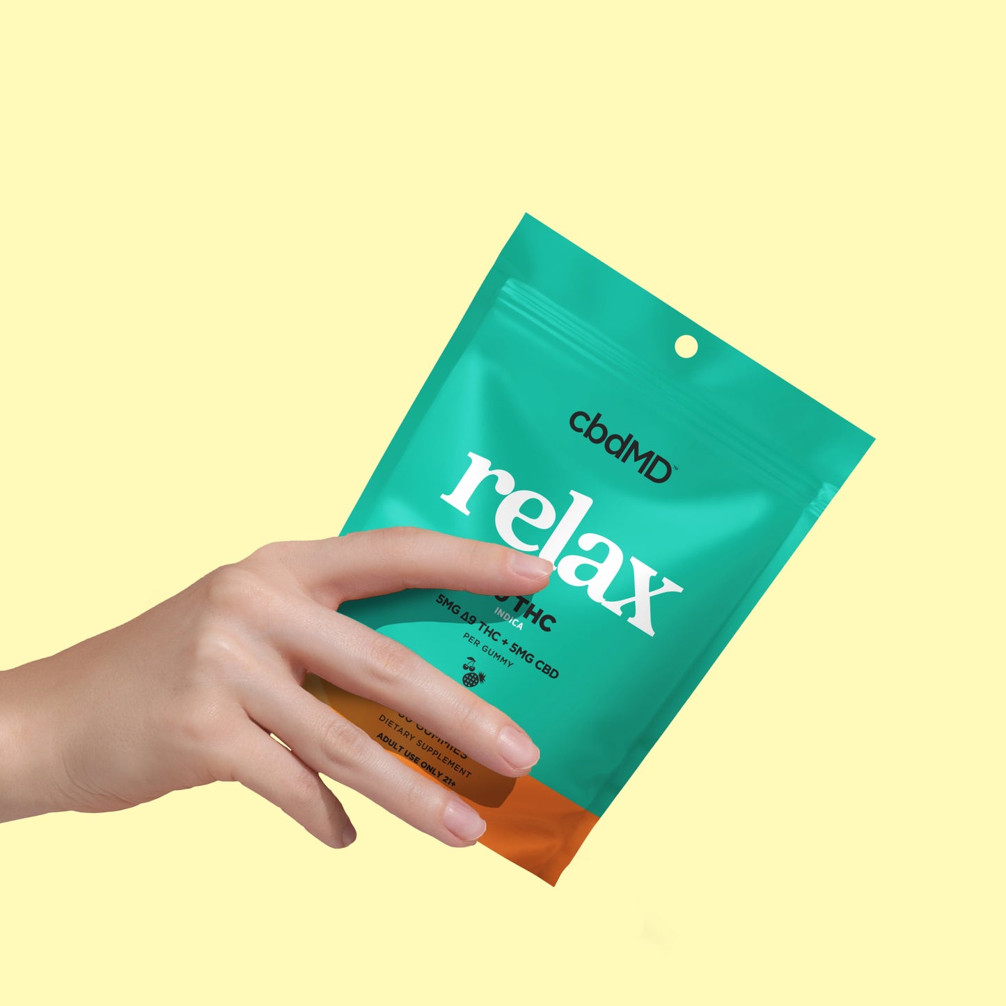 cbdMD Delta 9 THC Relax Gummies