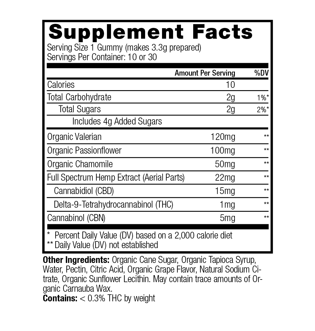 Cured Nutrition Dream Gummies