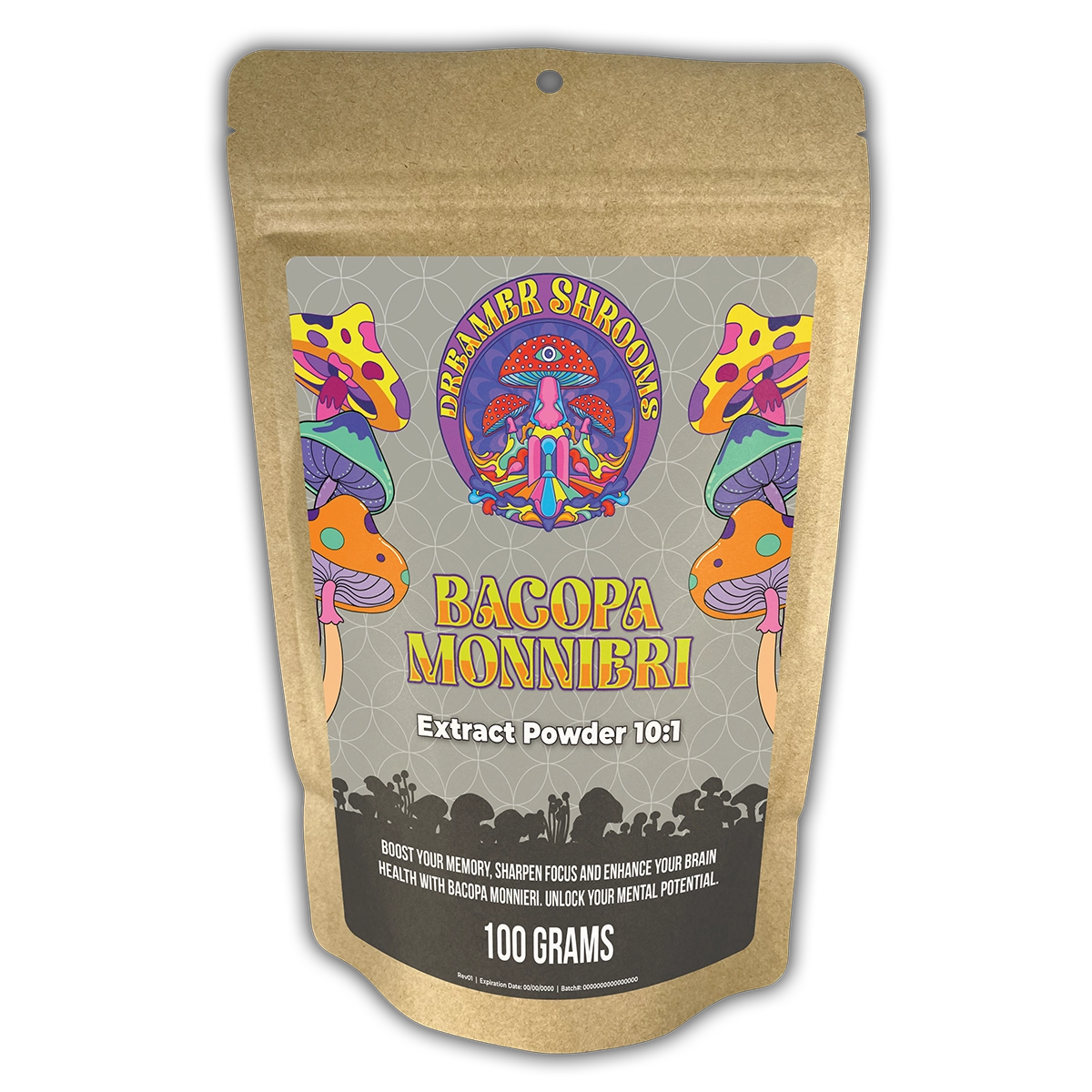 Bacopa Monnieri Extract Powder 100g Best Sales Price - Edibles
