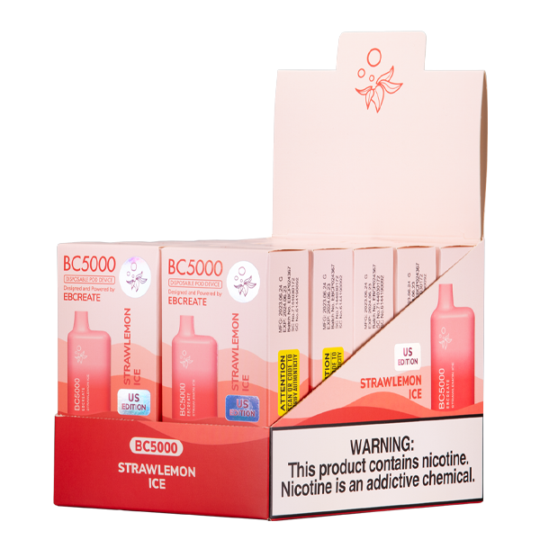 Strawlemon Ice BC5000 Best Sales Price - Disposables