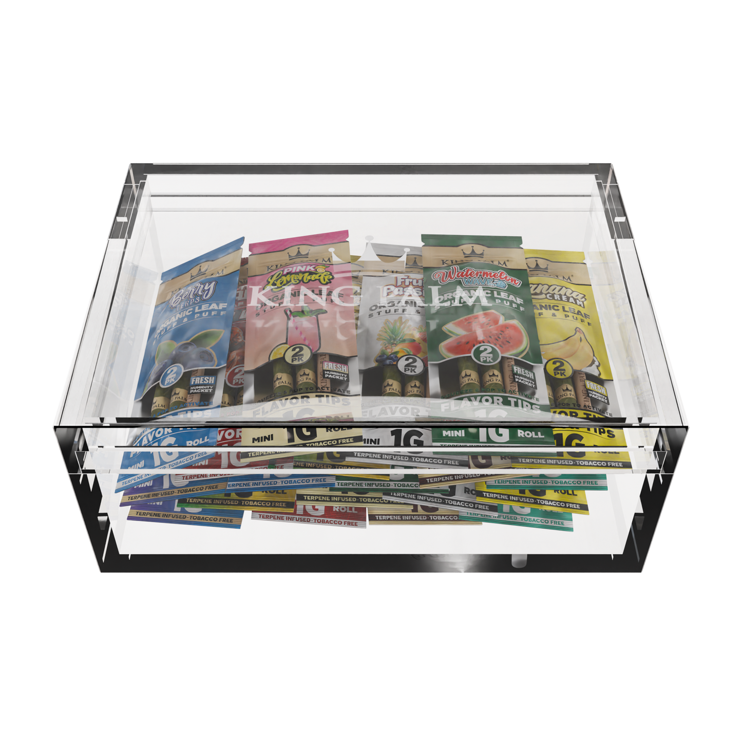 King Palm Humidor Bundle - 20 Mini Pouches