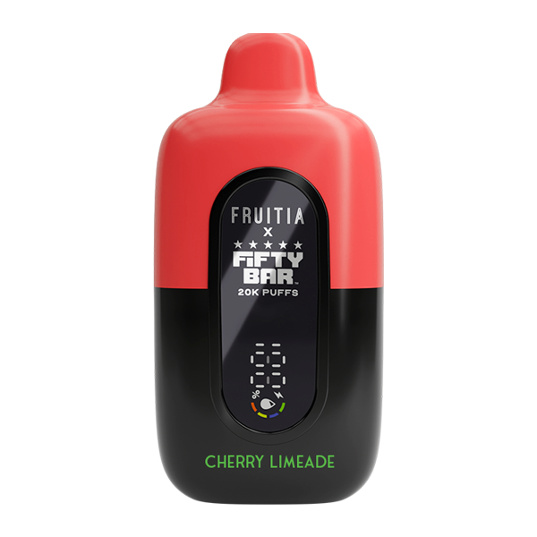 Cherry Limeade FRUITIA X Fifty Bar 20K