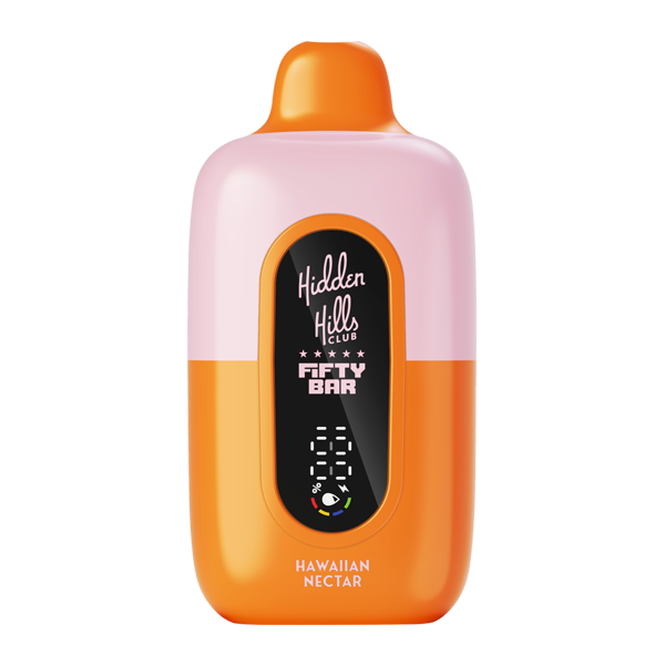 Hawaiian Nectar Hidden Hills X Fifty Bar Flavor Hawaiian Nectar Disposable Vape (20000 Puffs) By Hidden Pink Milk Australia Hawaiian Nectar Hidden Hills X Fifty Bar Flavor Hawaiian Nectar Disposable Vape (20000 Puffs) By Hidden Pink Milk Australia
