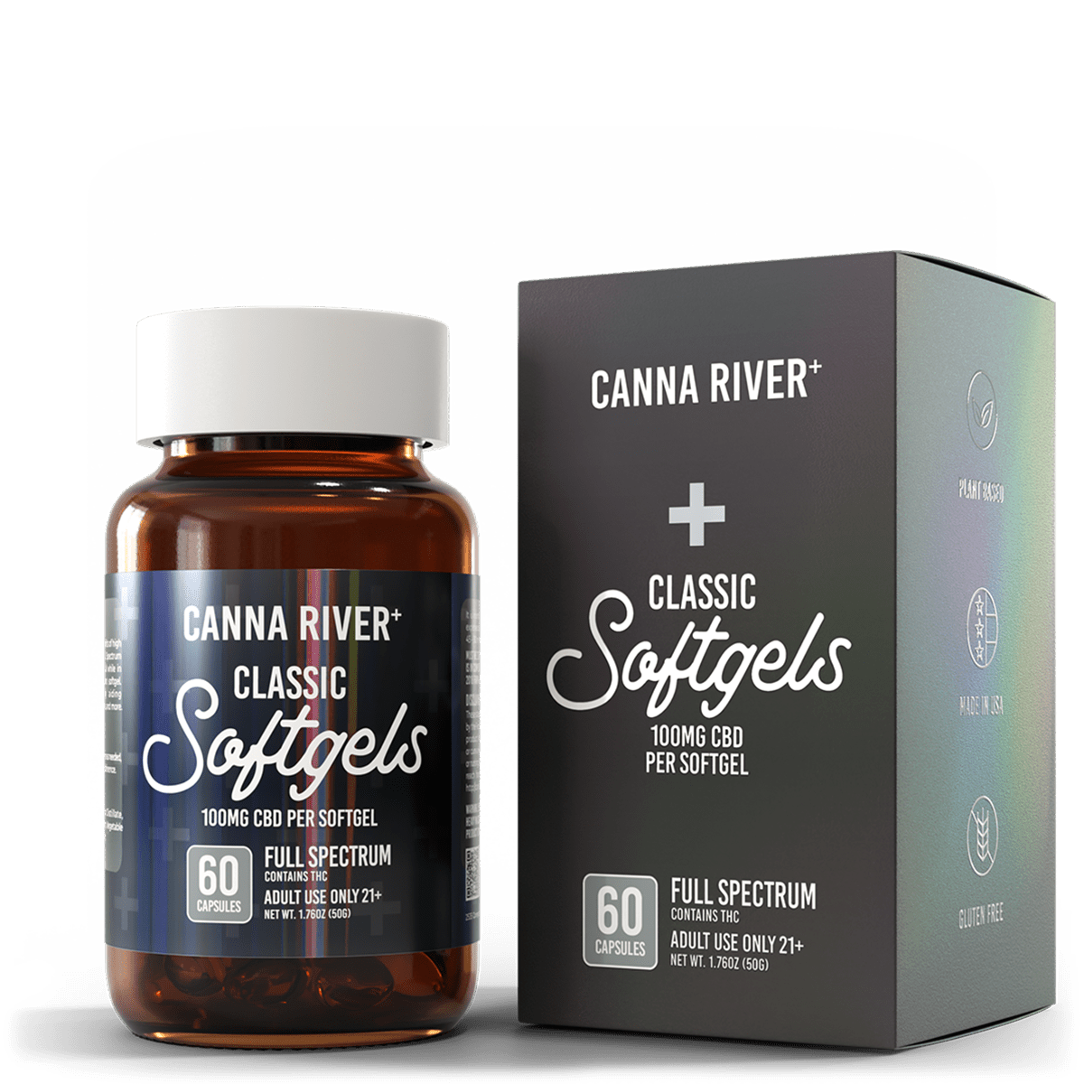Canna River CBD Classic Softgels