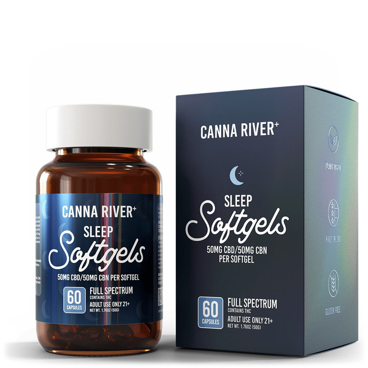 Canna River CBD Sleep Softgels
