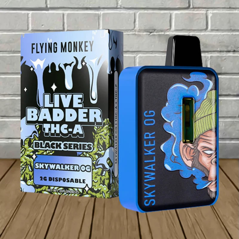 Flying Monkey Live Badder THCA Black Series Disposable | 2g