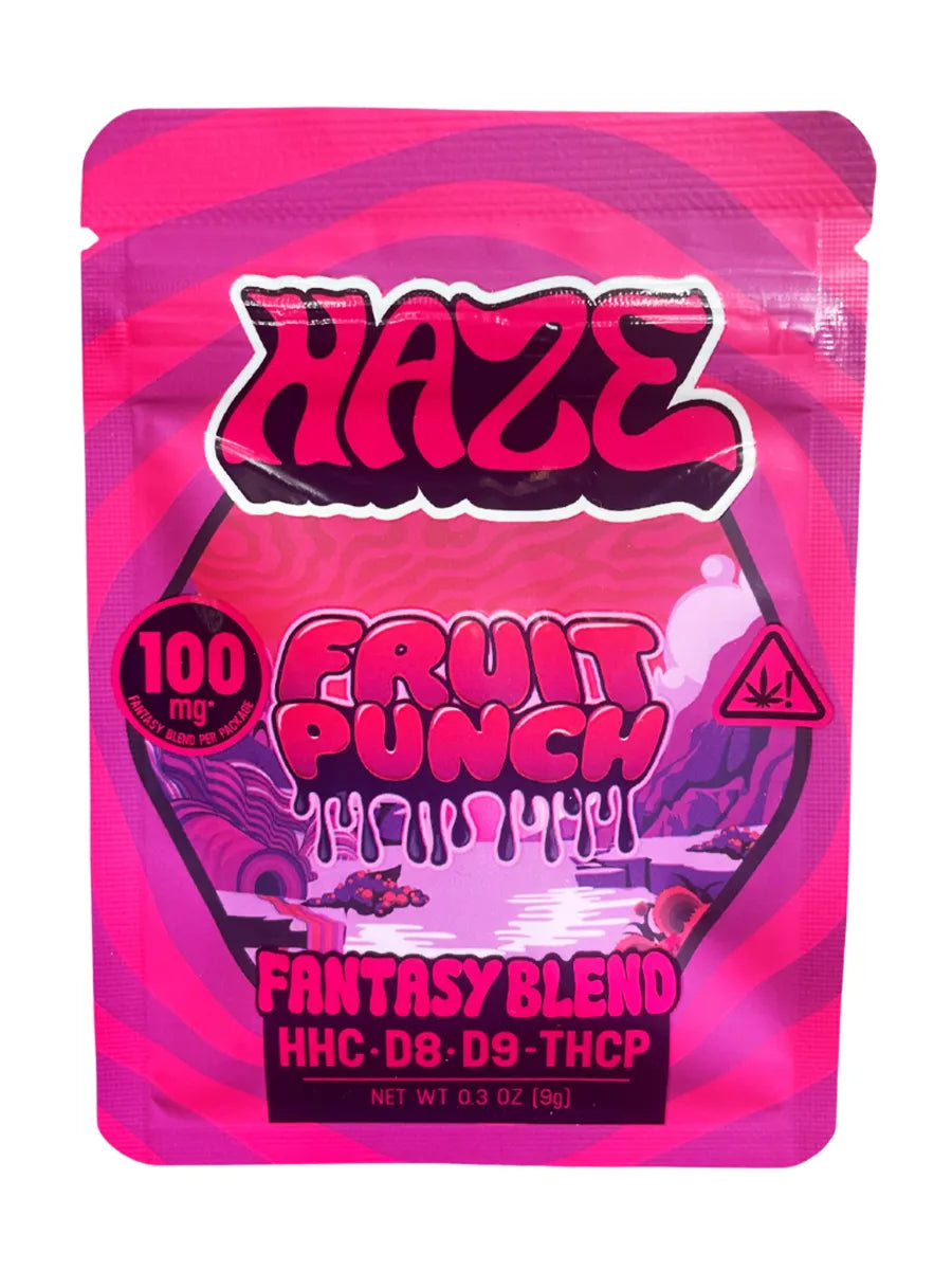 Haze Fantasy Blend HHC + D8 + D9 + THCP 100mg Gummies – Fruit Punch