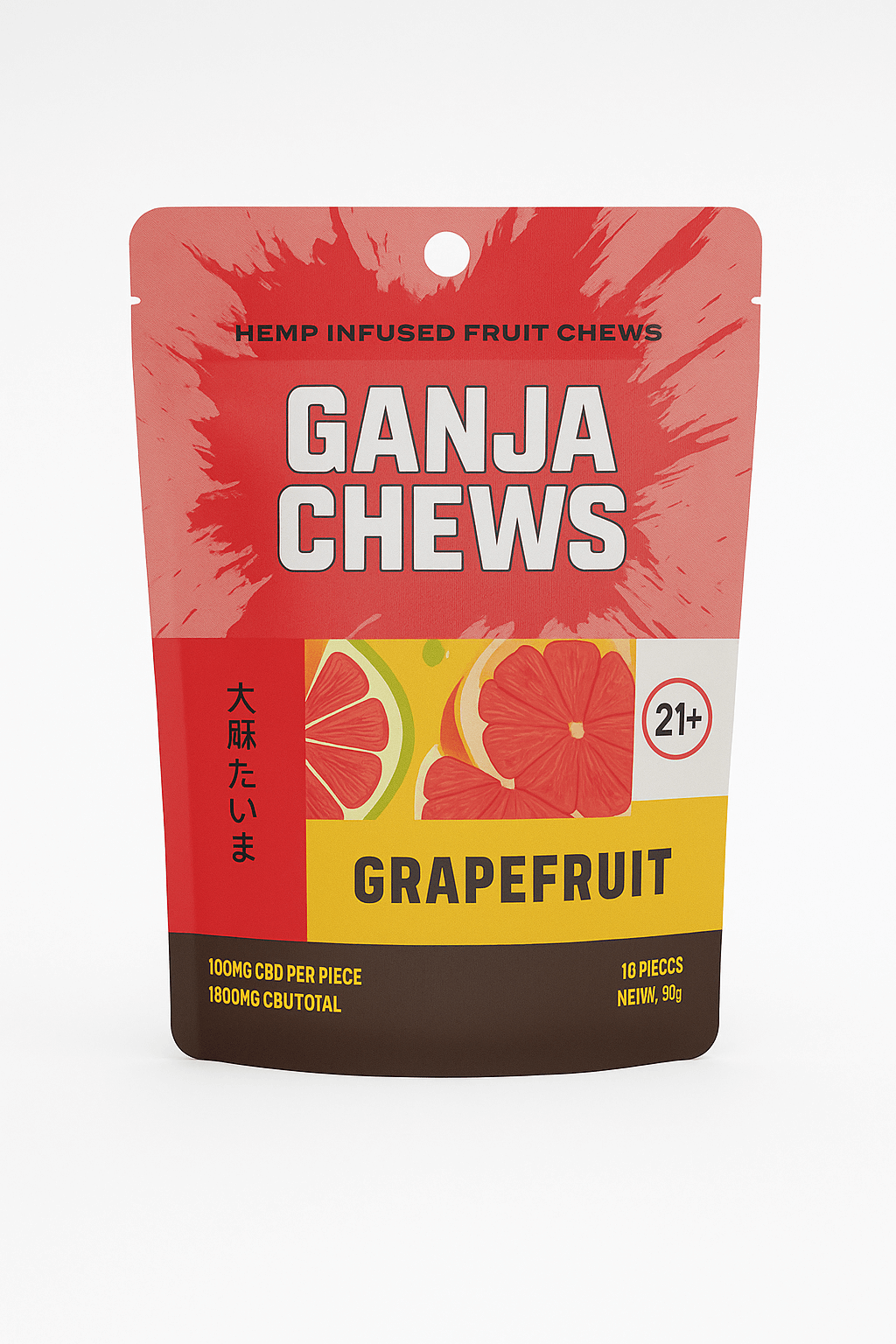 Ganja Chews – 100mg D9 Gummies