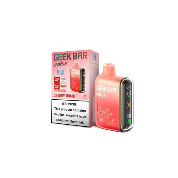 Cherry Bomb Geek Bar Pulse 7500 Puffs TenVape Cherry Bomb Geek Bar Pulse 7500 Puffs TenVape