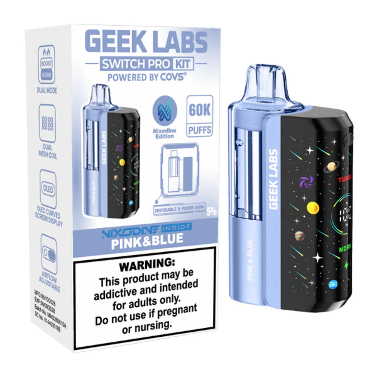 Geek Labs Switch Pro Kit Disposable (60000 Puffs)