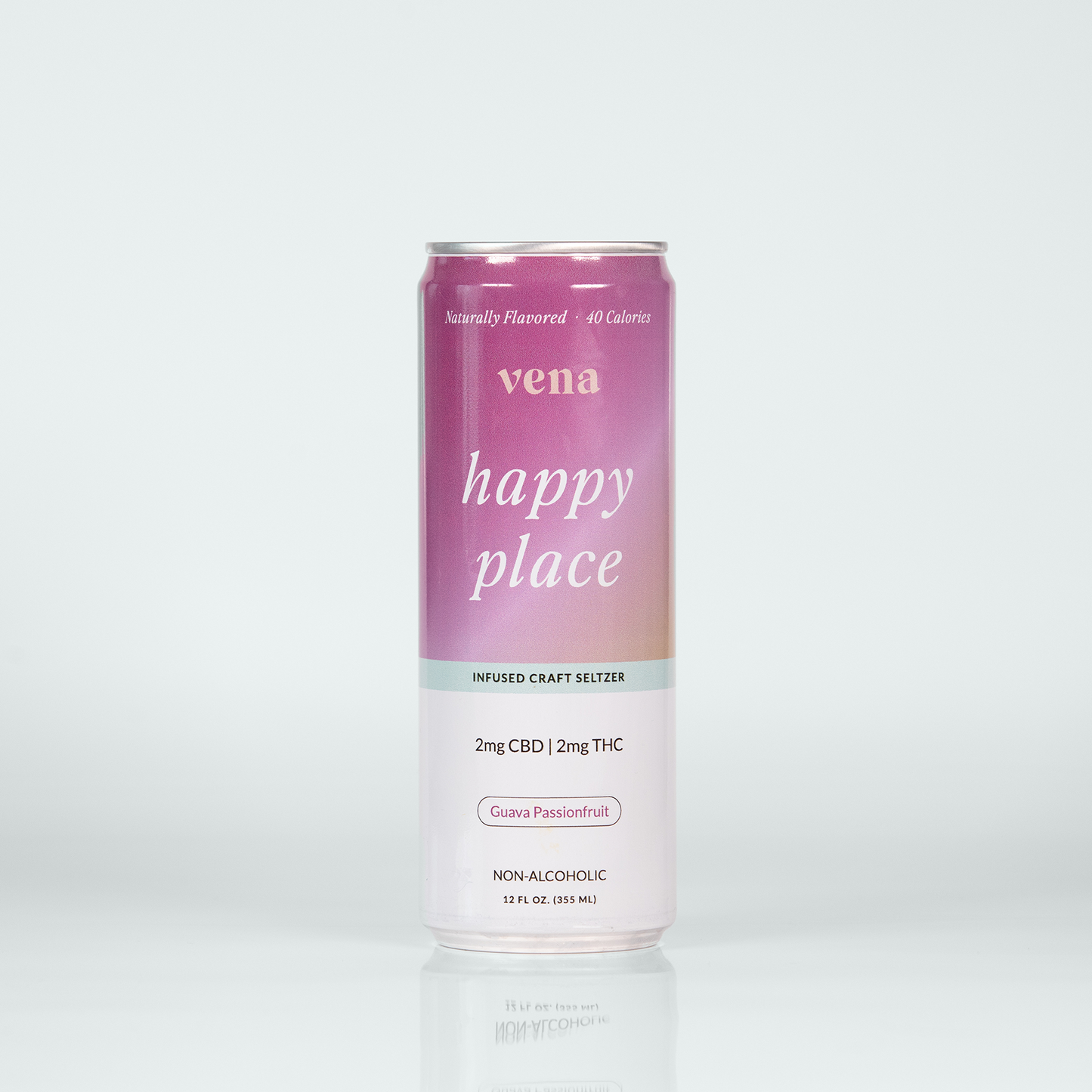 Vena CBD Free Gift: Happy Place Seltzers | Guava Passionfruit
