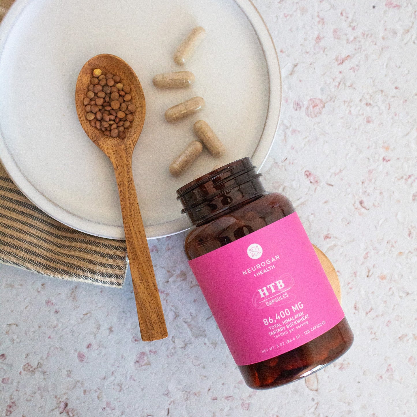 Neurogan Health Himalayan Tartary Buckwheat (HTB) Capsules