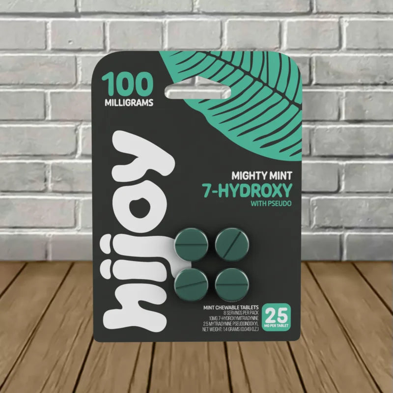 Hijoy 7-Hydroxy With Pseudo Chewable Tablets Full Case 10ct