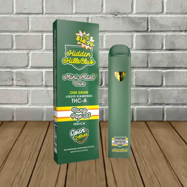 Hidden Hills Liquid Diamonds THCa Mini Mart Bar 1g