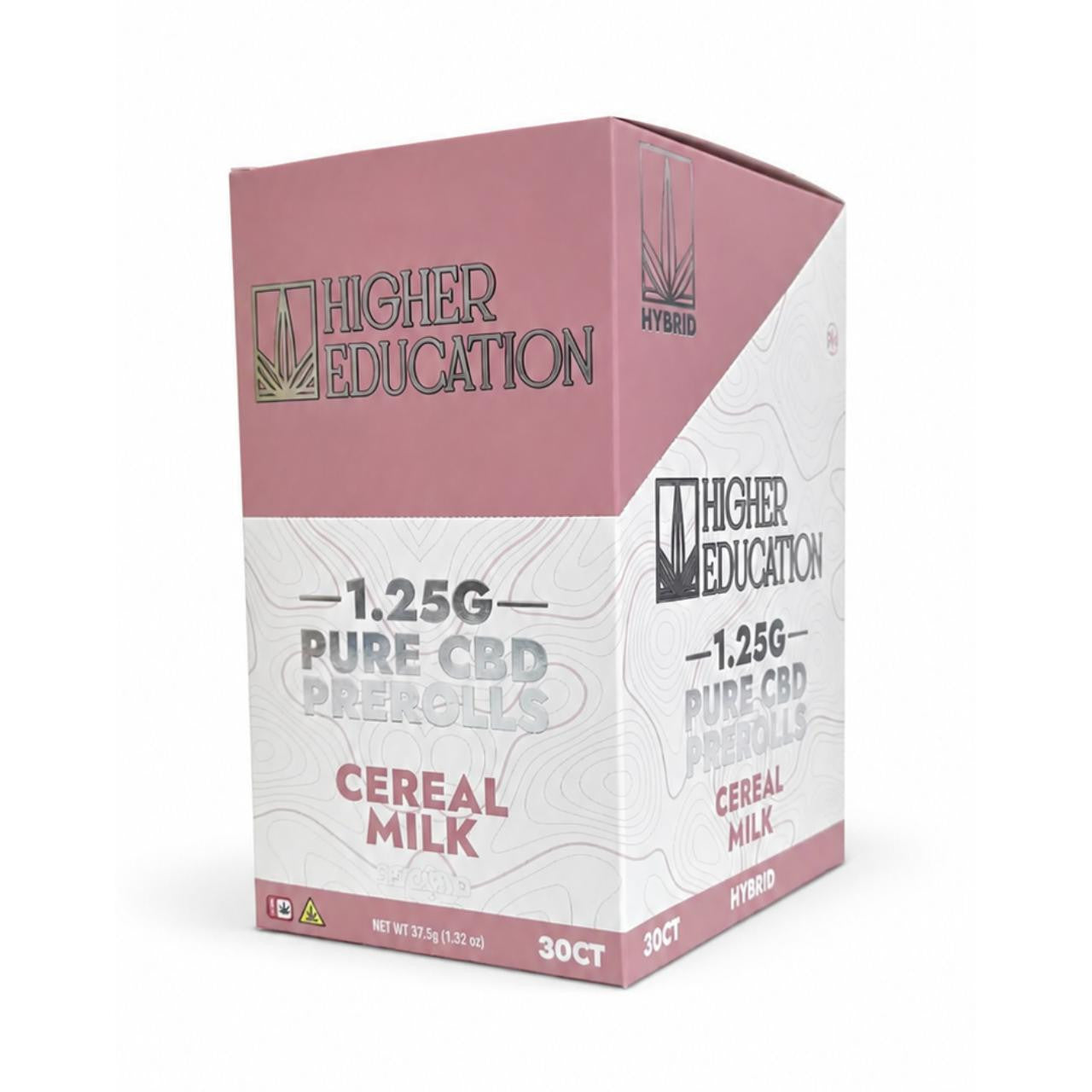 Higher Education Pure CBD Prerolls 1.25G (Pack of 1) - 30COUNT Best Sales Price - Pre Rolls