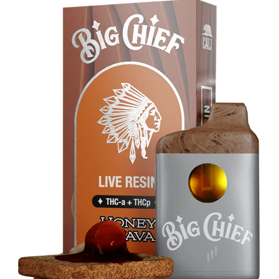 Honey Guava Big Chief Live Resin THC-A+THC-P Disposable Vape 3G