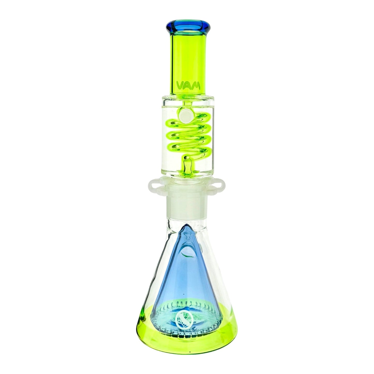 MAV Glass Oversized Slitted Pyramid Beaker Freezable Coil System