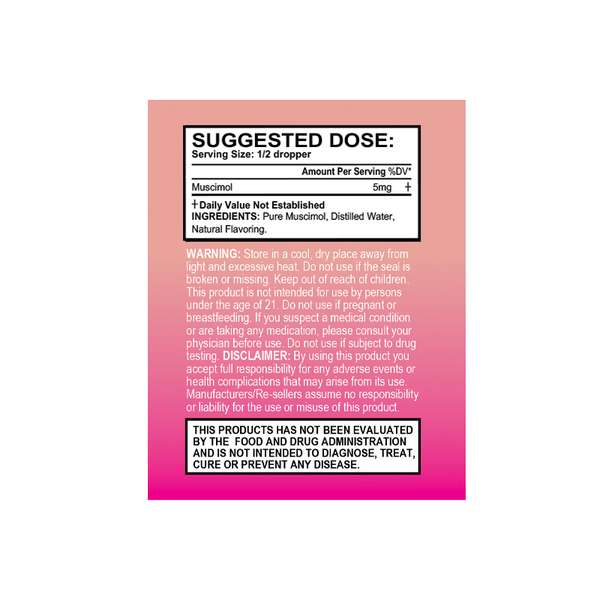 SporesMD Muscimol Tincture β Strawberry (30ml)