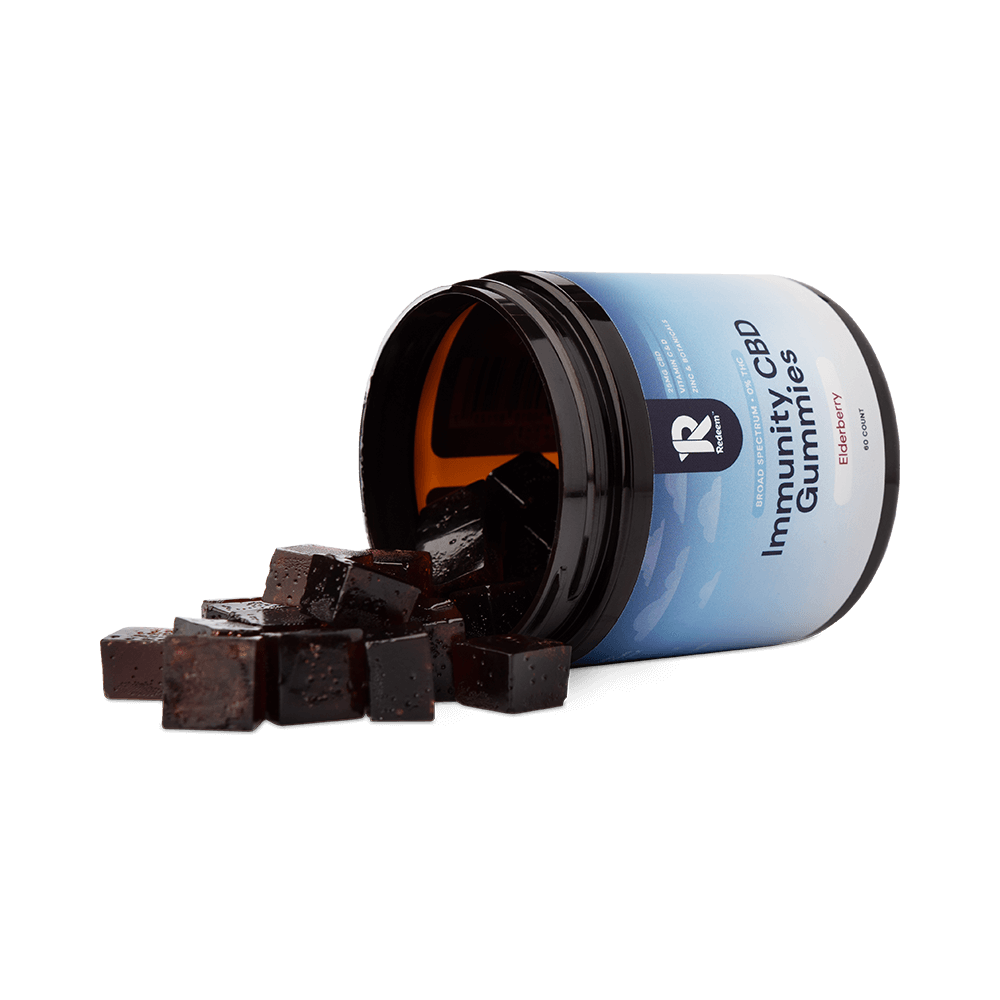 Broad Spectrum Immunity CBD Elderberry Gummies