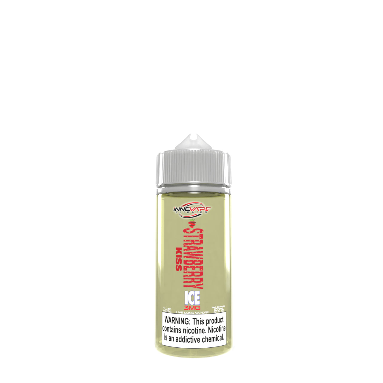 Innevape Strawberry Kiss Ice 100ml Synthetic Nicotine E-Juice Best Sales Price - eJuice