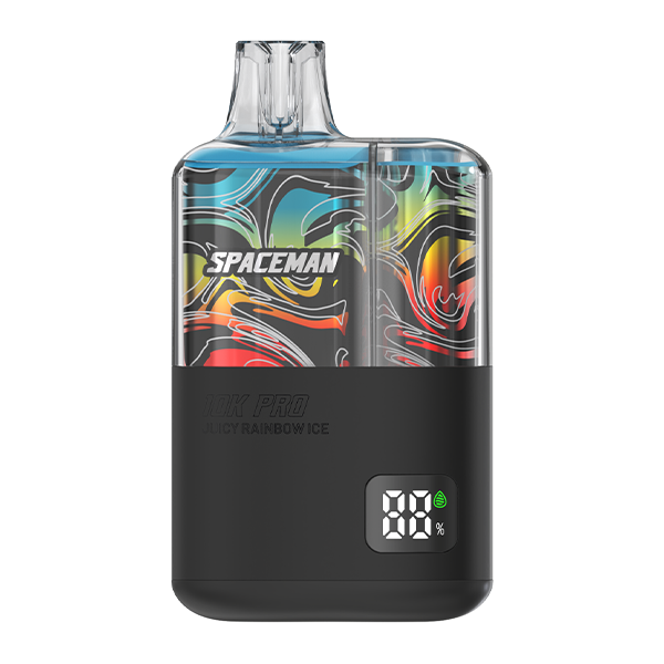 Juicy Rainbow Ice Spaceman 10K PRO Best Sales Price - Disposables