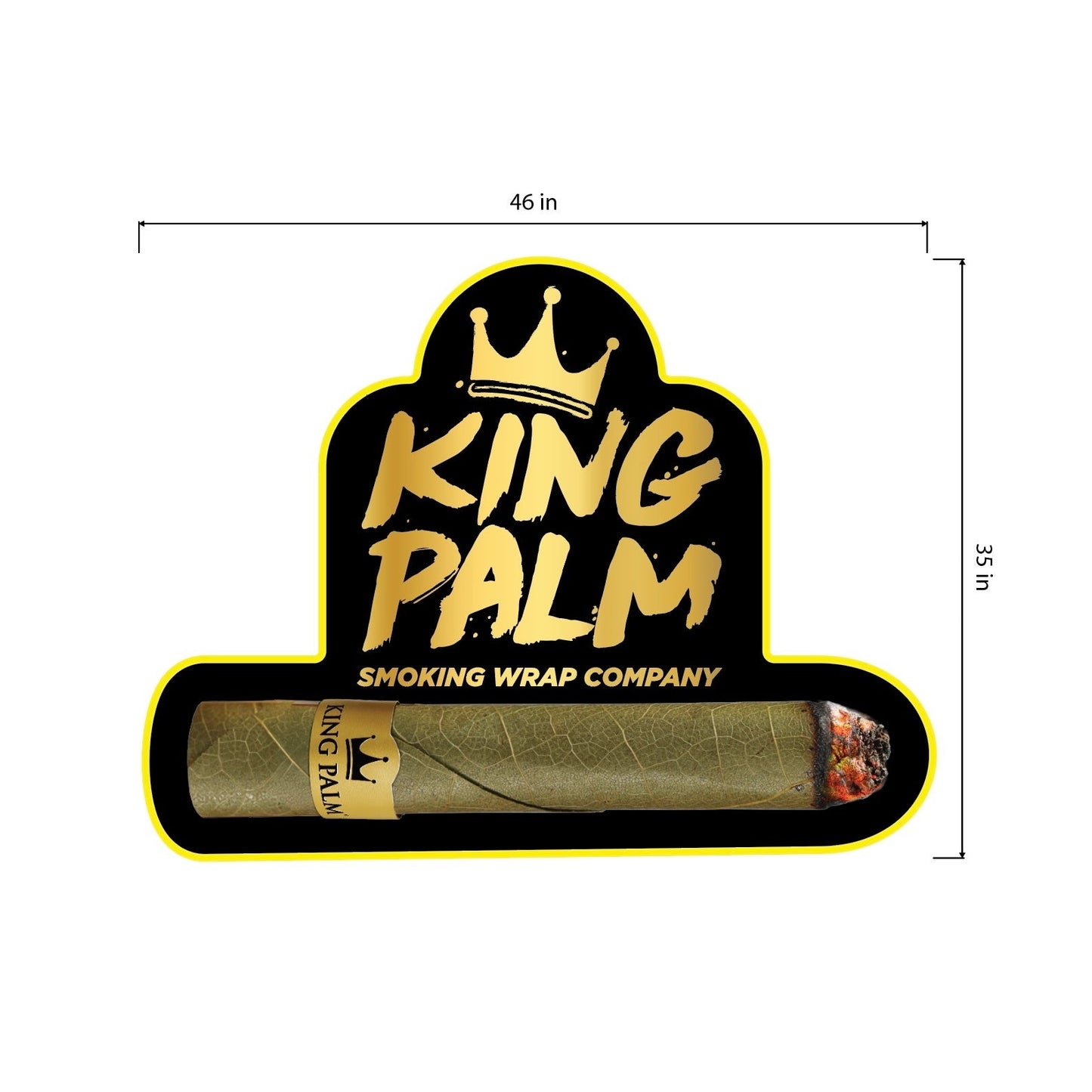 King Palm Rug - KP Logo Roll