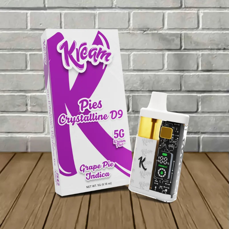 Kream Pies Crystalline D9 + THC-P Disposable Vape 5g