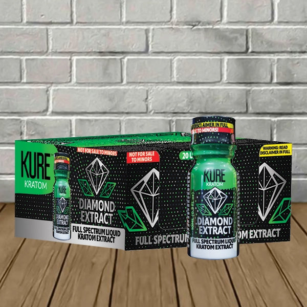 Kure Kratom Full Spectrum Liquid Kratom Diamond Extract 10ml Best Sales Price - Edibles