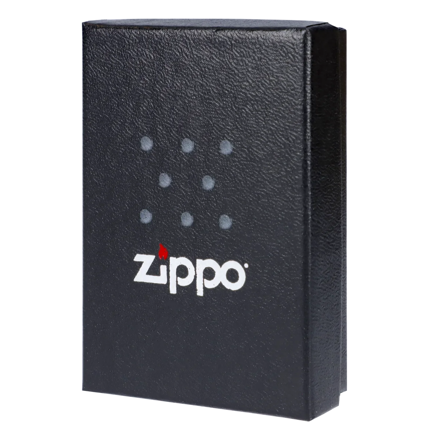 Queen of Bud Black Obsidian Vertical Flame Zippo