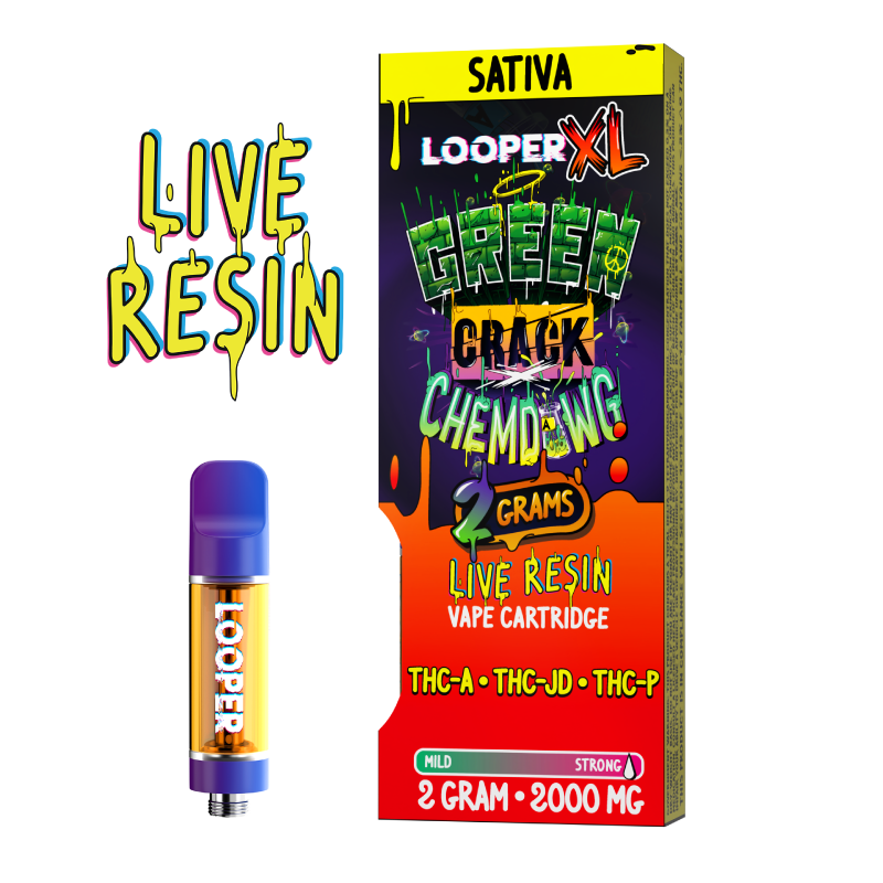 Looper XL Cartridge 2g: Green Crack X Chemdawg