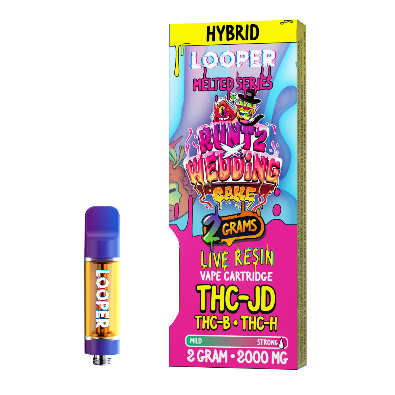 Looper Melted Series 2g Cartridge: Runtz x Wedding Cake Best Sales Price - Vape Cartridges