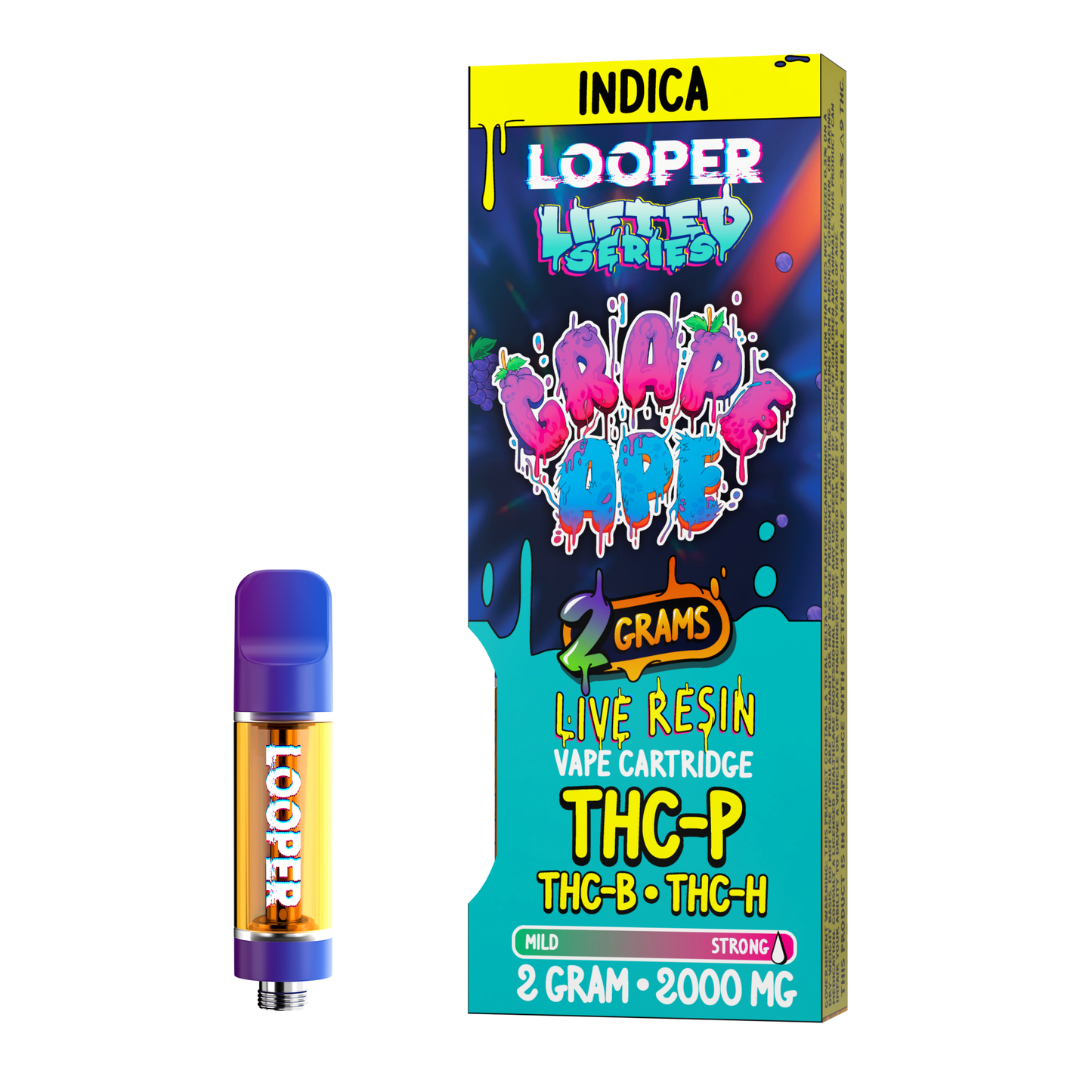 Looper Lifted Series 2g Cartridge: Grape Ape