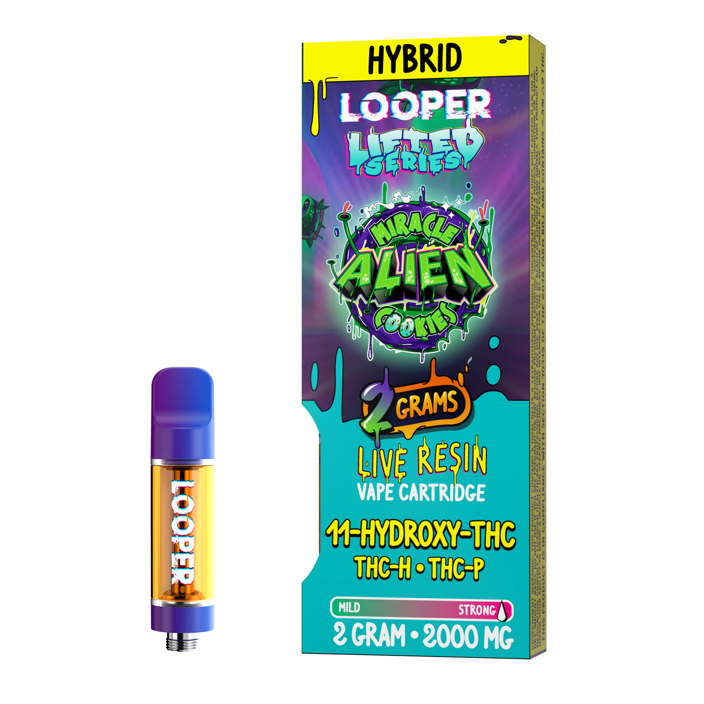 Looper Lifted Series 2g Cartridge: Miracle Alien Cookies