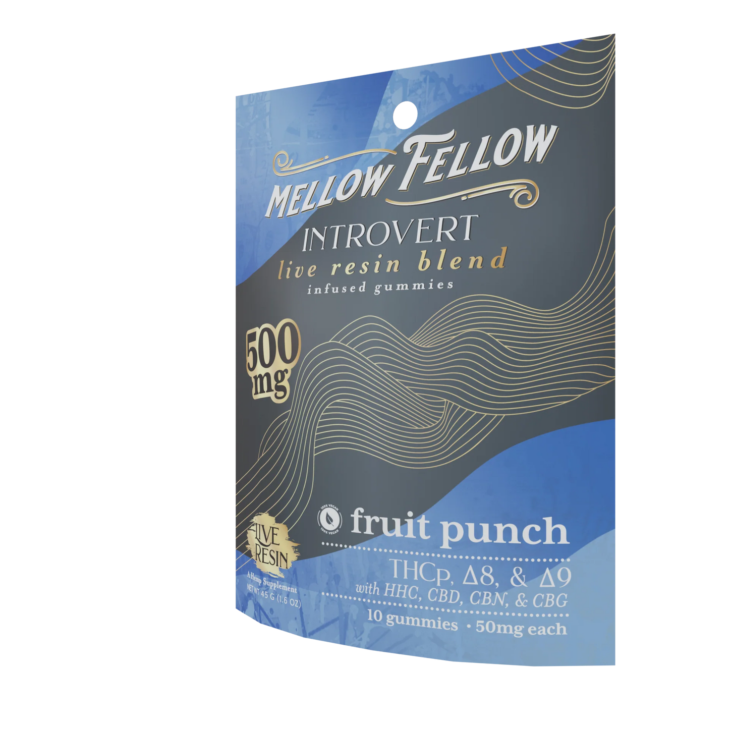 Mellow Fellow Introvert Blend Live Resin M-Fusions Edibles Fruit Punch 500mg Best Sales Price - Edibles
