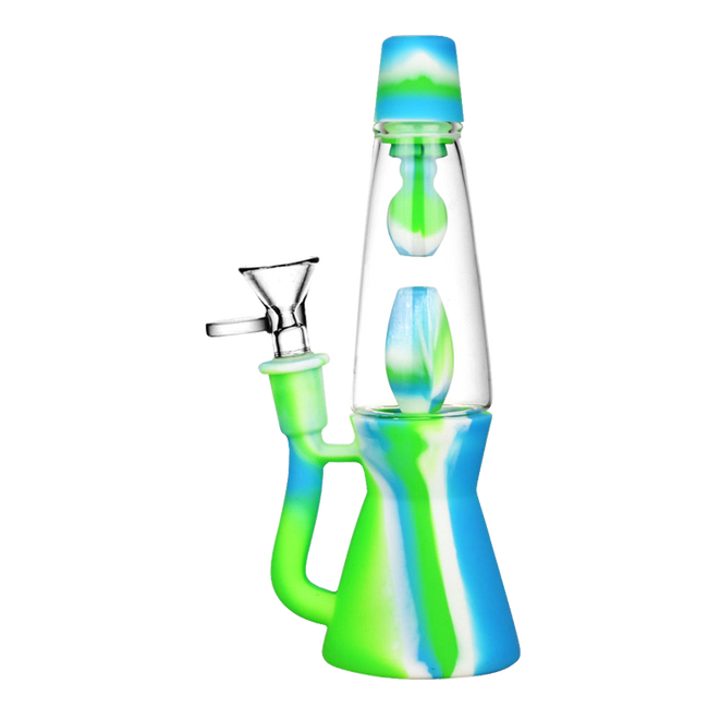 LA Pipes Lava Lamp Silicone Water Pipe Best Sales Price - Smoking Pipes