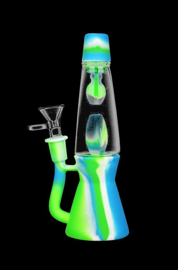 LA Pipes Lava Lamp Silicone Water Pipe Best Sales Price - Smoking Pipes