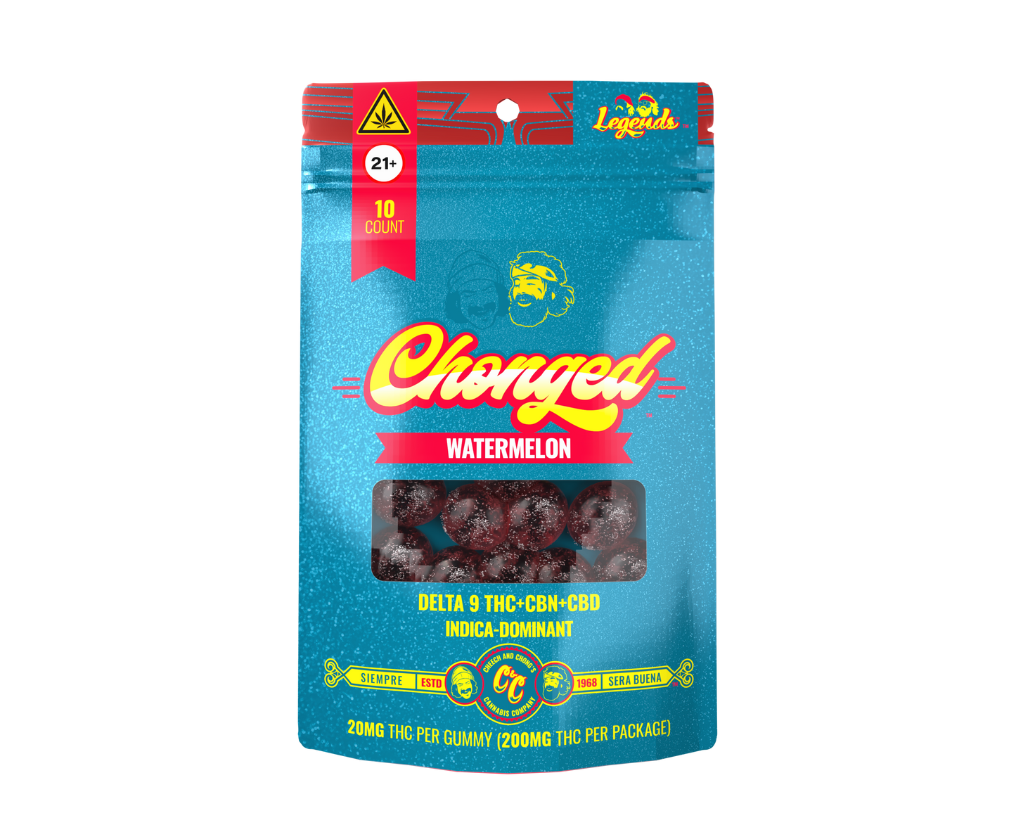 CHEECH & CHONG LEGENDS GUMMIES -WATERMELON