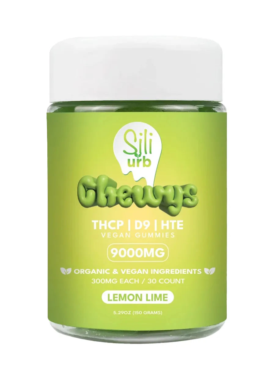 Lemon Lime Sili x URB THCP | D9 | HTE Vegan Gummies 9000mg 30ct