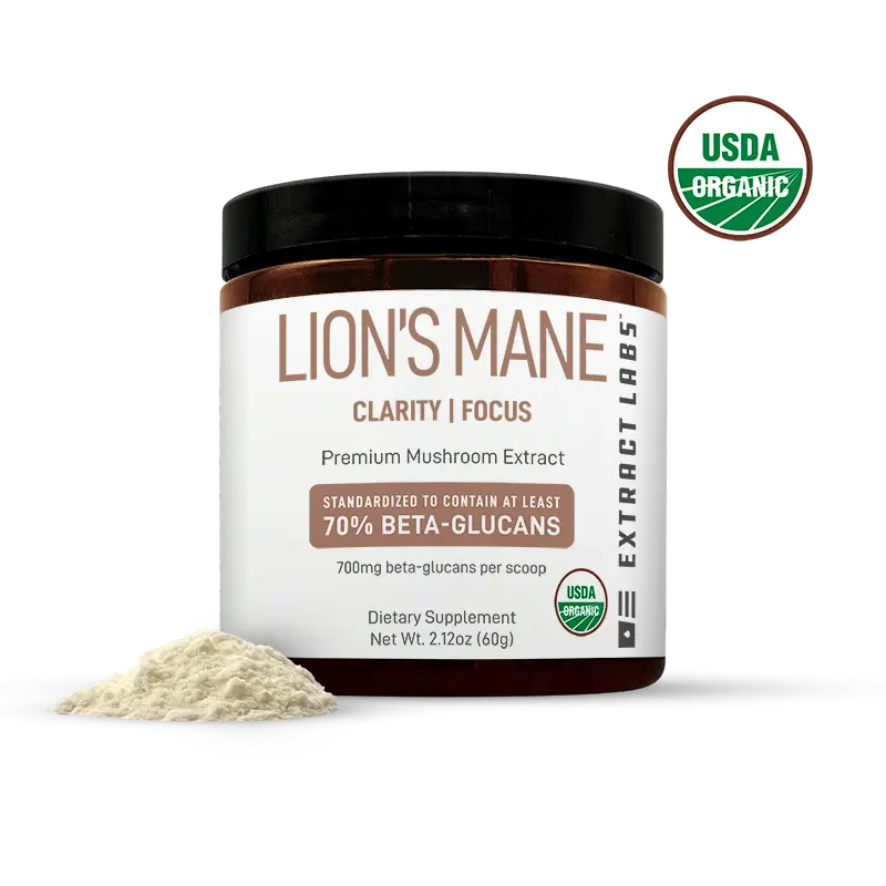 Extract Labs Organic Lion’s Mane Mushroom Extract Powder