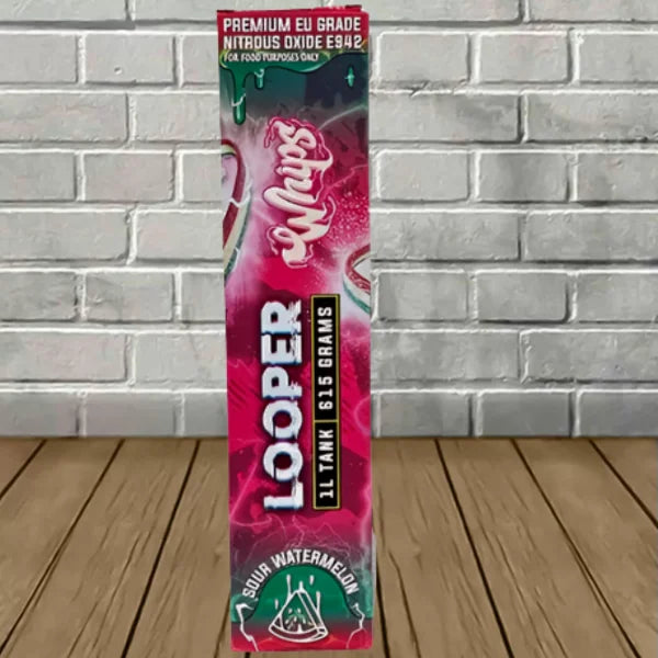 Looper Whips Flavored Nitrous Oxide Tank 1L 615g Best Sales Price - CBD