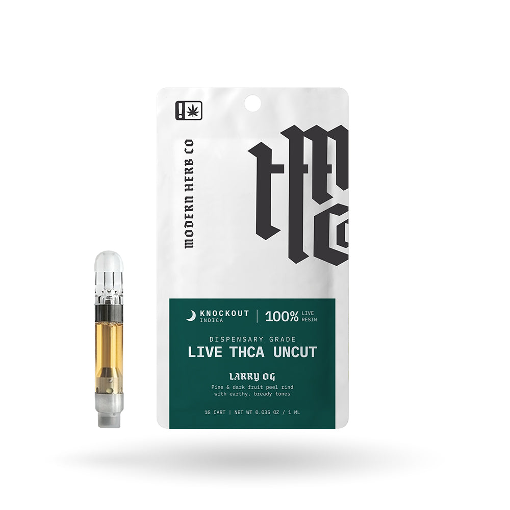 THCa Live Resin Cartridge Uncut: Knockout Larry OG