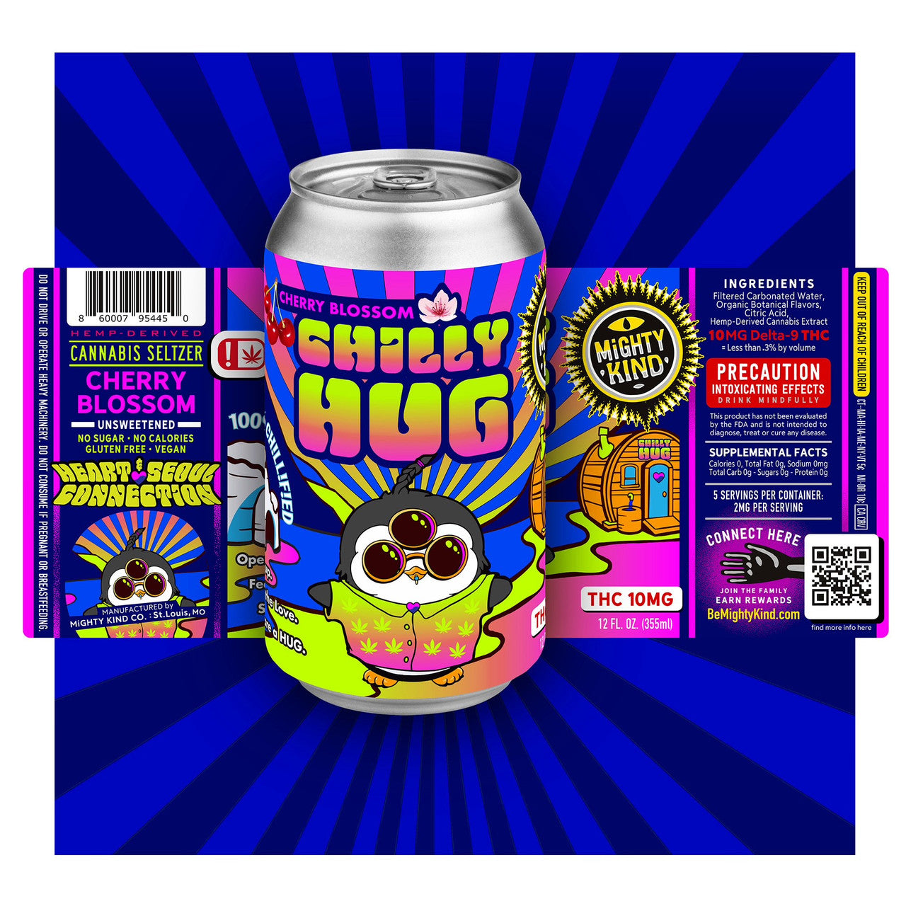 Mighty Kind Drinks: Chilly Hug Cherry 10mg Best Sales Price - Edibles
