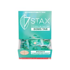 7Stax Premium 7-OH Kratom Alkaloid Tablets (80mg – 1 Count)